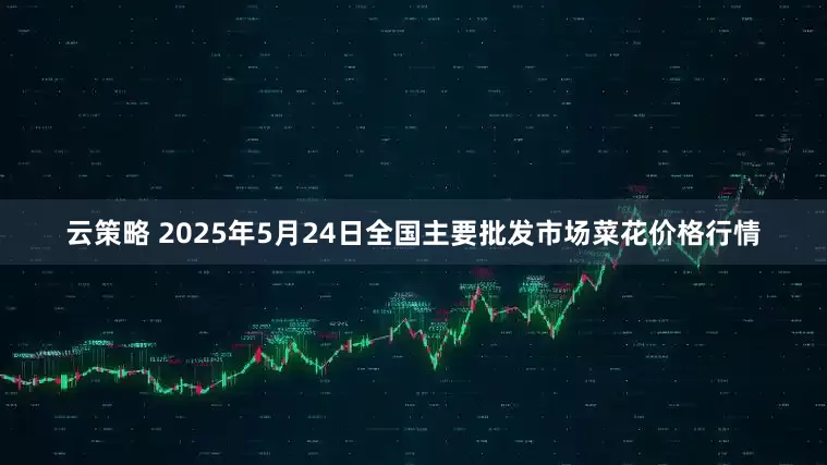云策略 2025年5月24日全国主要批发市场菜花价格行情