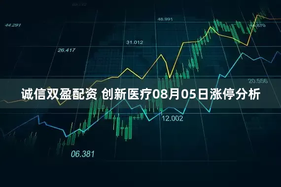 诚信双盈配资 创新医疗08月05日涨停分析