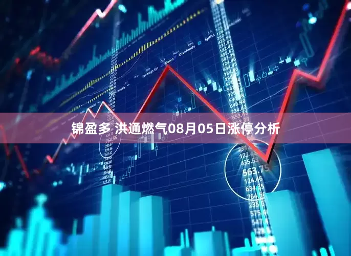 锦盈多 洪通燃气08月05日涨停分析